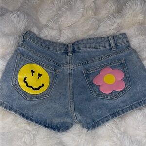 Kids SHEIN Blue Denim Shorts